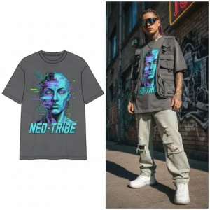 Eco-Friendly Custom Graphic Tee with Sustainable Ink