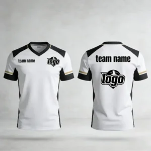 8 Pro-Style Personalized Custom Football Jerseys - Team Uniforms with Embroidered Logos, Back Names, Front Numbers, and Superior Fabric Durability